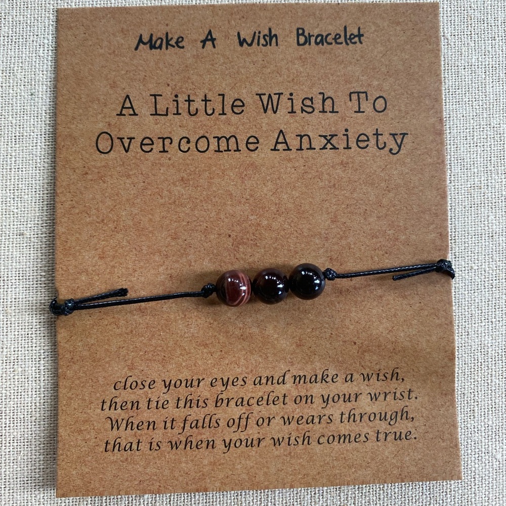 Unisex Anxiety beaded bracelet
